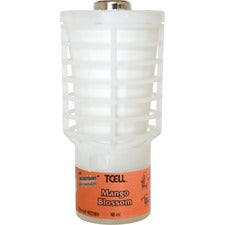 Rubbermaid Commercial TCell Odor Control Dispenser Refills 6000 ftÂ³ - Mango Blossom - 60 Day - Odor Neutralizer, VOC-free - 6 / Carton