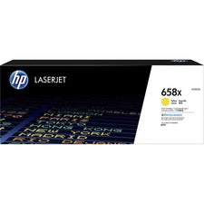 HP 658X (W2002X) Original High Yield Laser Toner Cartridge - Yellow - 1 Each 28000 Pages