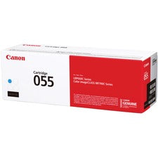 Canon 055 Original Laser Toner Cartridge - Cyan - 1 Each 2100 Pages