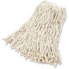 Rubbermaid Commercial 1" Headband Value Cotton Wet Mop Cotton - White - 12 / Carton