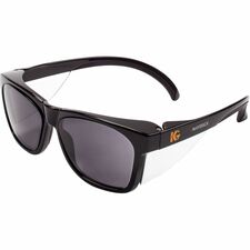 Kleenguard V30 Maverick Eye Protection Recommended for: Outdoor - Universal - UVC, Flying Particle, Fog, UVB, UVA, Impact Protection - Smoke Gray, Black - Smoke Lens - Black Frame - Anti-fog, Anti-scratch, Comfortable, Lightweight, Durable - 1 Each