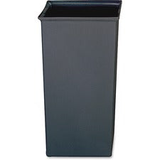 Rubbermaid Commercial 35G Ranger Rigid Liner 24.50 gal Capacity - 28.50" Length x 16.25" Width x 16.25" Depth - Gray - Plastic - Waste Disposal - 1 Each