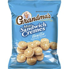 Grandma's Vanilla Mini Cookie Cremes Vanilla - 2.12 oz - 60 / Carton