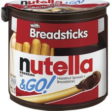 Nutella & GO Hazelnut Spread & Breadsticks 1.23 oz - 12 / Box