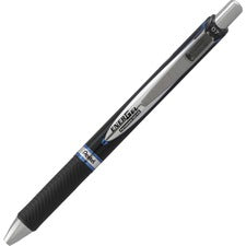 EnerGel Retractable Gel Roller Pen 0.7 mm Pen Point - Retractable - Blue Ink - Gel-based - Black Barrel - Metal Tip - 1 Each