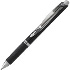 EnerGel Retractable Gel Roller Pen 0.7 mm Pen Point - Retractable - Black Ink - Gel-based - Black Barrel - Metal Tip - 1 Each