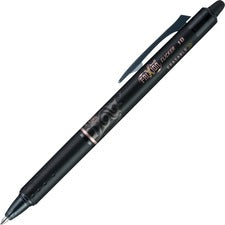 FriXion Ball Clicker 1.0mm Retract Gel Pen 1 mm Bold Pen Point - Refillable - Retractable - Erasable - Black Ink - Gel-based - 1 Dozen