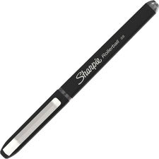 Sharpie Rollerball Pens 0.5 mm Fine Needle Pen Point - Black Ink - Black Barrel - 1 Dozen