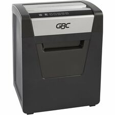 GBC ShredMaster SX15-06 Super Cross-Cut Shredder Non-continuous Shredder - Super Cross Cut - 15 Per Pass - for shredding Paper, Staples, Paper Clip - P-4 - 2 Hour Run Time - 6 gal Wastebin Capacity - Black, Chrome