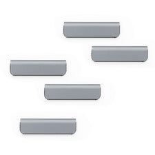 DURABLE DURAFIX Clip 2.4" Width - for Notes, Door, Reminder, Glass, Refrigerator, Cabinet, Appointment, Reminder - Residue-free, Easy to Use - Silver - 10 / Pack