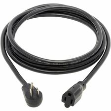 Tripp Lite series P024-010-15D Power Extension Cord For Server, Computer, PDU, UPS, Workstation, Surge Protector, Network Device, Monitor - 120 V AC / 15 A - Black - 10 ft Cord Length - NEMA 5-15P / NEMA 5-15R - North America - 1 Each