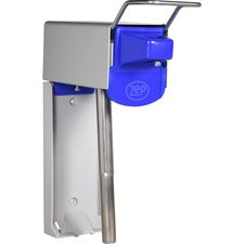Zep D-4000 Heavy-Duty Plus Dispenser Manual - 1 gal Capacity - Heavy Duty, Durable, Corrosion Resistant, Rust Resistant, Abrasion Resistant, Ergonomic Handle - Metallic Gray, Blue - 1 Each