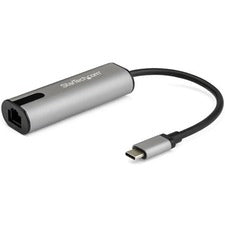 StarTech.com USB 3.0 Type-C to 2.5 Gigabit Ethernet Adapter - 2.5GBase-T USB 3.0 Type C - Realtek RTL8156BG - 1 Port(s) - 1 - Twisted Pair - 2.5GBase-T, 10Base-T, 1000Base-T, 100Base-TX - Portable