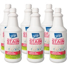 MÃ¶tsenbÃ¶cker's Lift Off Pen/Ink/Marker Stain Remover 32 fl oz (1 quart) - Environmentally Friendly, Water Based, Color Safe - White - 6 / Carton