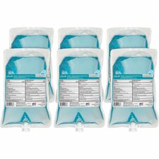 Betco Clario Ultra Blue Antibacterial Skin Cleanser Refills Foam - 1.06 quart - Clean Ocean - Applicable on Hand - Anti-bacterial - 6 / Carton