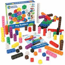 Learning Resources MathLink Cubes Big Builders Play Cube - 5-9 Year - Multi