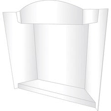 Geographics RoyalBrites 3-D Display Board 39" Board Height x 48" Board Width x 0.40" Board Depth - Corrugated, Lightweight, Eco-friendly, Tri-fold, Shelf, Portable, Smooth, Durable - 12 / Carton