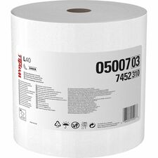 Wypall PowerClean L40 Extra Absorbent Towels 12.20" Width x 12.40" Length - 750 Sheets/Roll - White, Blue - Cellulose - 750 / Roll