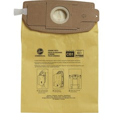 Hoover HushTone 6-Quart Vacuum Bags 10/Pack - 6 / Carton - Type CB1 - 1.50 gal - Durable, Self-sealing, Disposable, Micro Allergen - Yellow