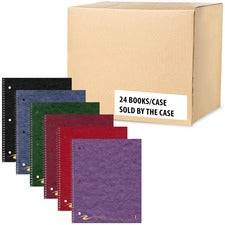 Roaring Spring College Ruled One Subject Spiral Notebook 100 Sheets - 200 Pages - Printed - Spiral Bound - Both Side Ruling Surface - Red Margin - 3 Hole(s) - 15 lb Basis Weight - 56 g/m&#178; Grammage - 11" x 9" Sheet Size - 0.38" Height x 8.5" Width x 1