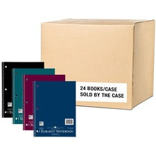 Roaring Spring College Ruled One Subject Spiral Notebook 70 Sheets - 140 Pages - Printed - Spiral Bound - Both Side Ruling Surface - Red Margin - 3 Hole(s) - 15 lb Basis Weight - 56 g/m&#178; Grammage - 10 1/2" x 8" Sheet Size - 0.25" Height x 8" Width x