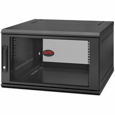 APC by Schneider Electric NetShelter WX 6U Single Hinged Wall-mount Enclosure 600mm Deep For Networking, Airflow System - 6U Rack Height x 19" Rack Width x 20.79" Rack Depth - Wall Mountable - Black - 200.42 lb Static/Stationary Weight Capacity - TAA Comp