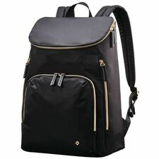 Samsonite Carrying Case (Backpack) for 9.7" to 15.6" Notebook - Black Water Resistant, Water Proof - Nylon Body - Handle, Shoulder Strap - 12.5" Height x 16" Width x 7" Depth - 6.15 gal Volume Capacity - Female - 1 Each
