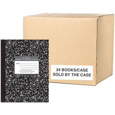Roaring Spring Composition Book 80 Sheets - 160 Pages - Printed - Sewn/Tapebound - Both Side Ruling Surface - Red Margin - 20 lb Basis Weight - 75 g/m&#178; Grammage - 10 1/4" x 7 7/8" Sheet Size - 0.50" Height x 7.9" Width x 10.3" Length - White Paper -