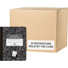 Roaring Spring Marble Comp Picture Story Notebook 100 Sheets - 200 Pages - Printed - Sewn/Tapebound - Both Side Ruling Surface - 0.50" Ruled - 15 lb Basis Weight - 56 g/m&#178; Grammage - 9 3/4" x 7 1/2" Sheet Size - 0.50" Height x 7.5" Width x 9.8" Lengt