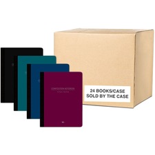 Roaring Spring Poly Flex Comp Book 70 Sheets - 140 Pages - Printed - Sewn/Tapebound - Both Side Ruling Surface - Red Margin - 15 lb Basis Weight - 56 g/m&#178; Grammage - 9 3/4" x 7 1/2" Sheet Size - 0.33" Height x 7.5" Width x 9.8" Length - White Paper -