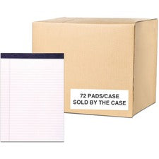 Roaring Spring Legal Pads 50 Sheets - 100 Pages - Printed - Stapled/Tapebound - Both Side Ruling Surface - Double Line Red Margin - 15 lb Basis Weight - 56 g/m&#178; Grammage - 11 3/4" x 8 1/2" Sheet Size - 0.25" Height x 8.5" Width x 11.8" Length - White