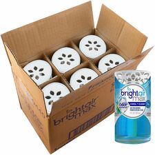 Bright Air Max Odor Eliminator Gel - 4 fl oz (0.1 quart) - Cool + Clean - Phthalate-free, BHT Free, Paraben-free, Formaldehyde-free, NPE-free, Triclosan-free, Odor Neutralizer - 6 / Carton