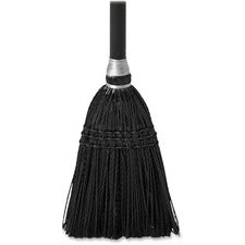 Rubbermaid Commercial Executive Series Lobby Broom Synthetic Bristle - 7" Overall Length - Wood Handle - 12 / Carton