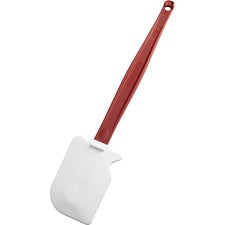 Rubbermaid Commercial 13-1/2" High Heat Scraper Silicone Blade - Nylon Handle13.5" Length - Scratch Resistant, Flexible, Dishwasher Safe, Stain Resistant, Easy to Clean, Heat Resistant - Red - 24 / Carton