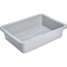 Rubbermaid Commercial 4.6G Bus/Utility Box Dishwasher Safe - Gray - Plastic Body - 12 / Carton