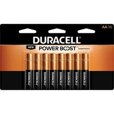 Duracell Coppertop Alkaline AA Battery 16-Packs For Multipurpose - AA - 1.5 V DC - 16/Pack - 12 / Carton