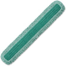 Rubbermaid Commercial HYGEN 48" Fringed Dust Mop Pad 48" Width - MicroFiber - 6 / Carton