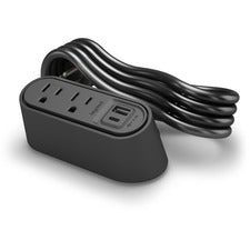 Wiremold Wiremold Desktop Power Center - Black Desktop, Tabletop - Black - 1 Each