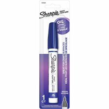 Sharpie Oil-Based Paint Markers Medium Marker Point - Blue Ink - Oil Based - Metal Barrel - 1 / Pack