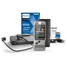 Philips Pocket Memo Dictation and Transcription Set SDHC Supported - USB - Headphone - Portable