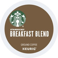 Starbucks K-Cup Breakfast Blend Coffee Medium - K-Cup - Breakfast Blend - 24 / Box