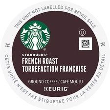 Starbucks K-Cup French Roast Coffee Dark - K-Cup - French Roast - 24 / Box