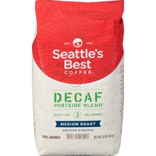 Seattle's Best Coffee Decaf Portside Blend Coffee Medium - 12 oz - Signature Blend - Decaffeinated - 1 Each