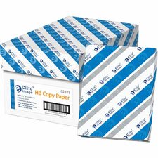 Elite Image HB Copy Paper Letter - 8 1/2" x 11" - 20 lb Basis Weight - Smooth - White - 10 / Carton