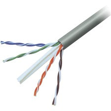 Belkin Category 6 Plenum Solid Bulk Cable 500 ft Category 6 Network Cable for Network Device, ATM - First End: Bare Wire - Second End: Bare Wire - 1.2 Gbit/s - 23 AWG - Orange - 1 Each - TAA Compliant