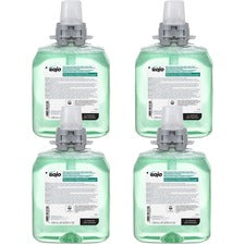 Gojo&reg; FMX-12 Refill Green Certified Hair/Body Wash Cucumber Melon Scent - 42.3 fl oz (1250 mL) - Kill Germs - Body, Hair - Green - Residue-free - 4 / Carton