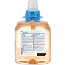Provon FMX-12 Foaming Antimicrobial Handwash Fruity Scent - 1.32 quart - Kill Germs, Bacteria Remover - Hand - Moisturizing - Amber - Rich Lather, Dye-free, Bio-based - 1 Each