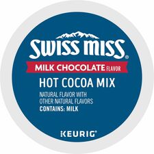 Swiss Miss&reg; K-Cup Milk Chocolate Hot Cocoa Powder - 22/Box - 4 / Carton