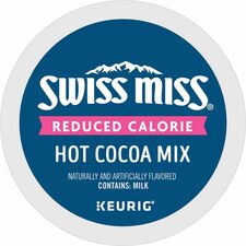 Swiss Miss&reg; K-Cup Reduced Calorie Hot Cocoa Powder - Hot Cocoa - 22 / Box