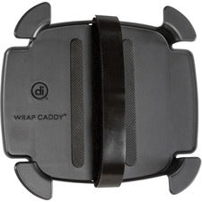 Allsop Cable Organizer Wrap Caddy Cable Organizer - Black - 1" Length - 1 Each